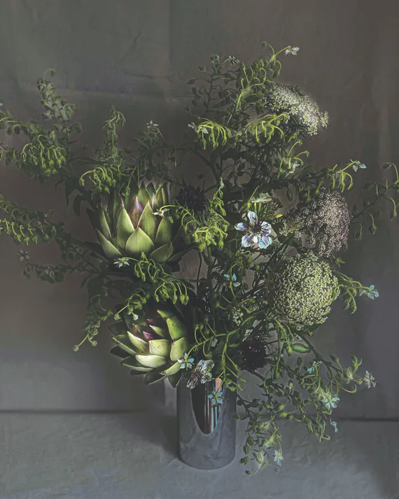 Instalación con alcachofas